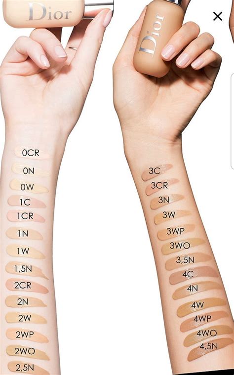 dior foundation shade range|dior foundation backstage shades.